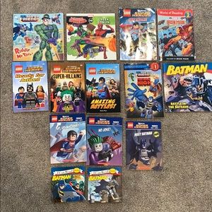Lot of Early Reader Super Heroes Books